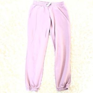 Pink sweatpants